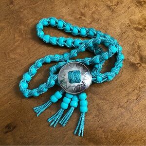 EUC VTG Girls Texan / Western / Rodeo Themed Pony Beaded Halloween Costume Belt